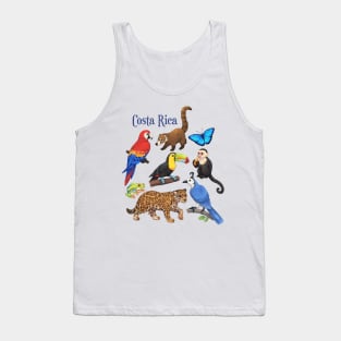 Animals of Costa Rica Tank Top